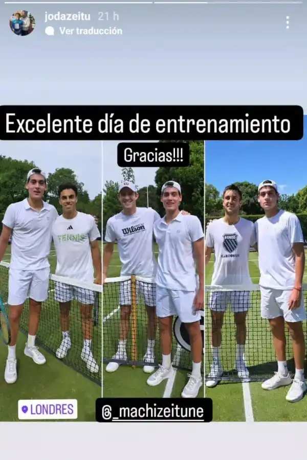 En la tierra donde el tenis nació, Machi Zeitune se prepara para jugar Wimbledon