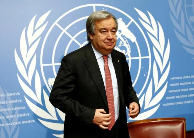 El secretario general de Naciones Unidas, Antonio Guterres,