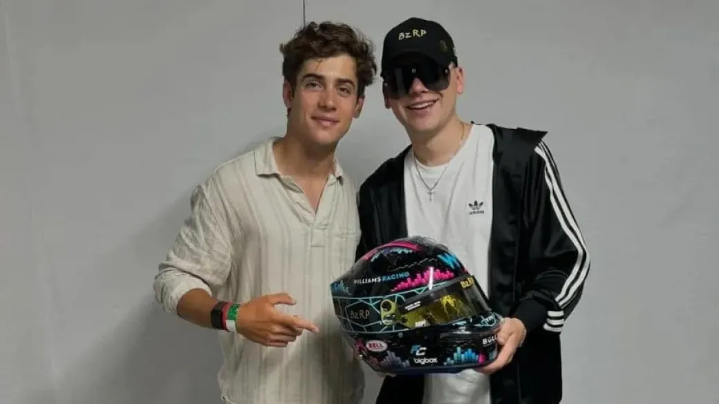 Colapinto y Bizzarap se encontraron luego del show de Duki en el Bernabéu. 