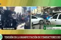 Tensión frente a Casa de Gobierno: conductores de Uber denunciaron persecución de la municipalidad
