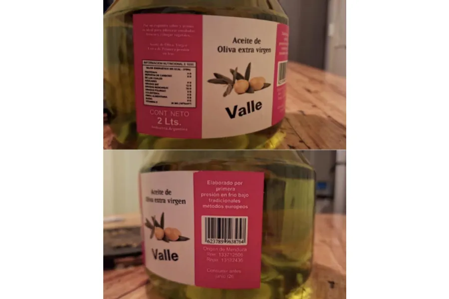 El aceite de oliva prohibido por la Anmat