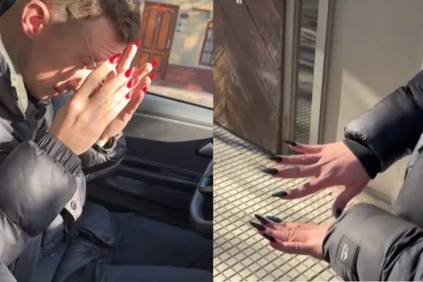 Dos amigos se hicieron uñas esculpidas para saber qué se siente y el resultado los sorprendió