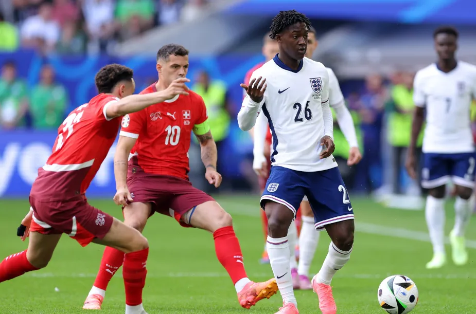 Por penales, Inglaterra venció a Suiza y es semifinalista de la Eurocopa 2024