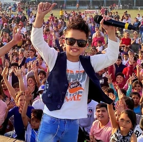 CUARTETO KIDS. Iker Díaz es de Villa Amalia y estará hoy en la plaza. prensa