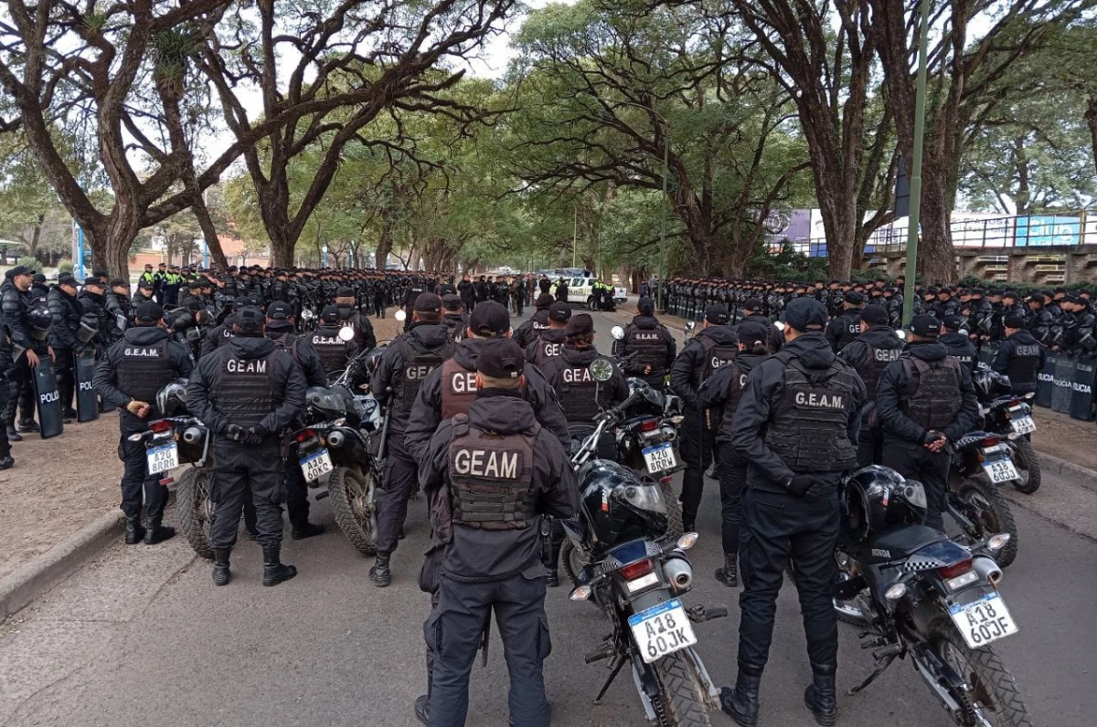Operativo de Seguridad en Tucumán.