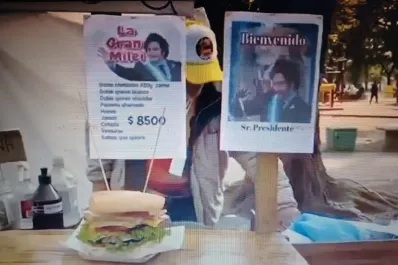 Un tucumano creó la hamburguesa Gran Milei: “No lleva comunismo, lleva esperanza”