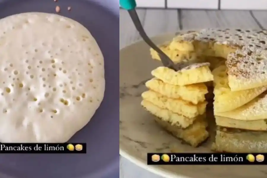 Panqueques de limón.