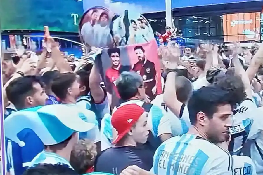 Time Square vuelve a ser territorio argentino