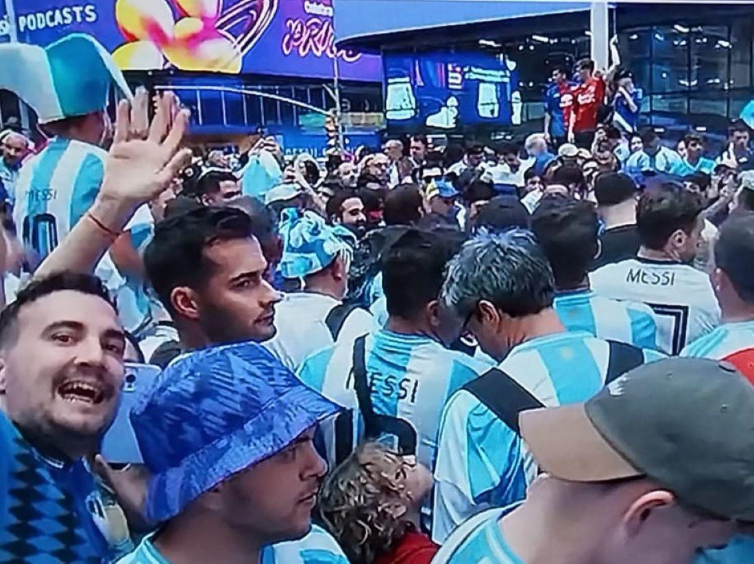 Time Square vuelve a ser territorio argentino