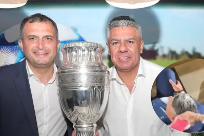 ¿Quién es Luciano Nakis, el dirigente que le “secó la transpiración” a “Chiqui” Tapia en la Copa América?