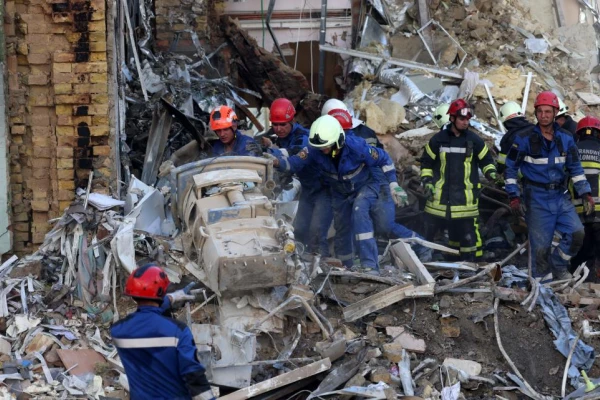 Kiev, de luto por el ataque ruso a hospital infantil