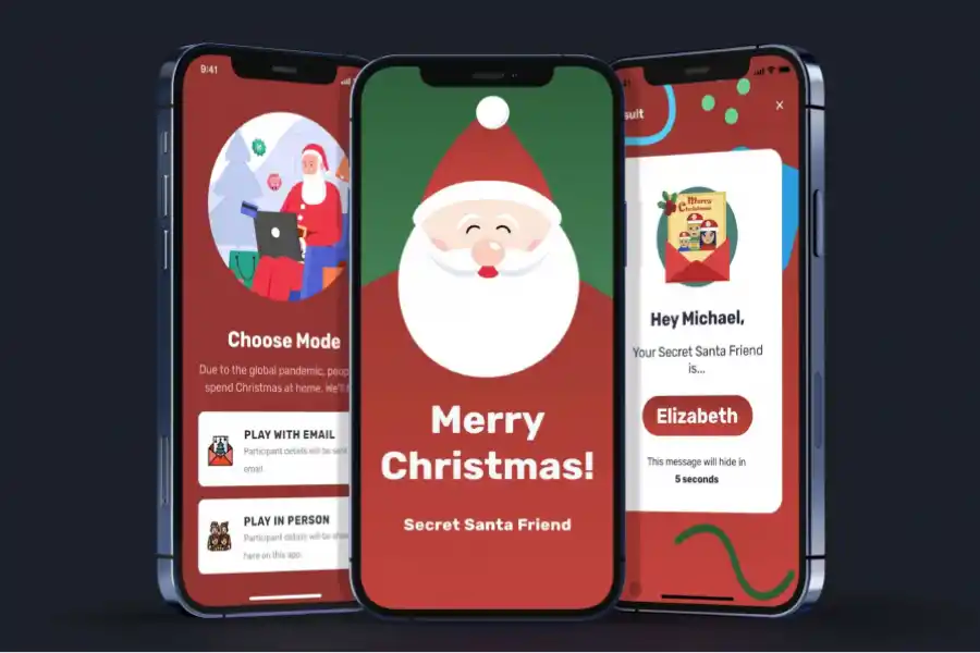 SECRET SANTA. Es una app clásica para organizar el amigo invisible. / CAPTURA DE PANTALLA.