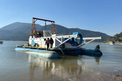 Alistan la restauración de la balsa La Niña, que sale de El Cadillal tras 22 años
