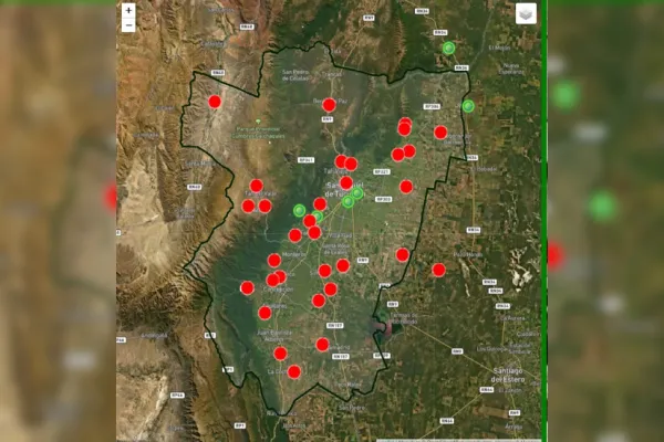Mapa de las heladas en Tucumán: las bajas temperaturas se extendieron sobre el territorio