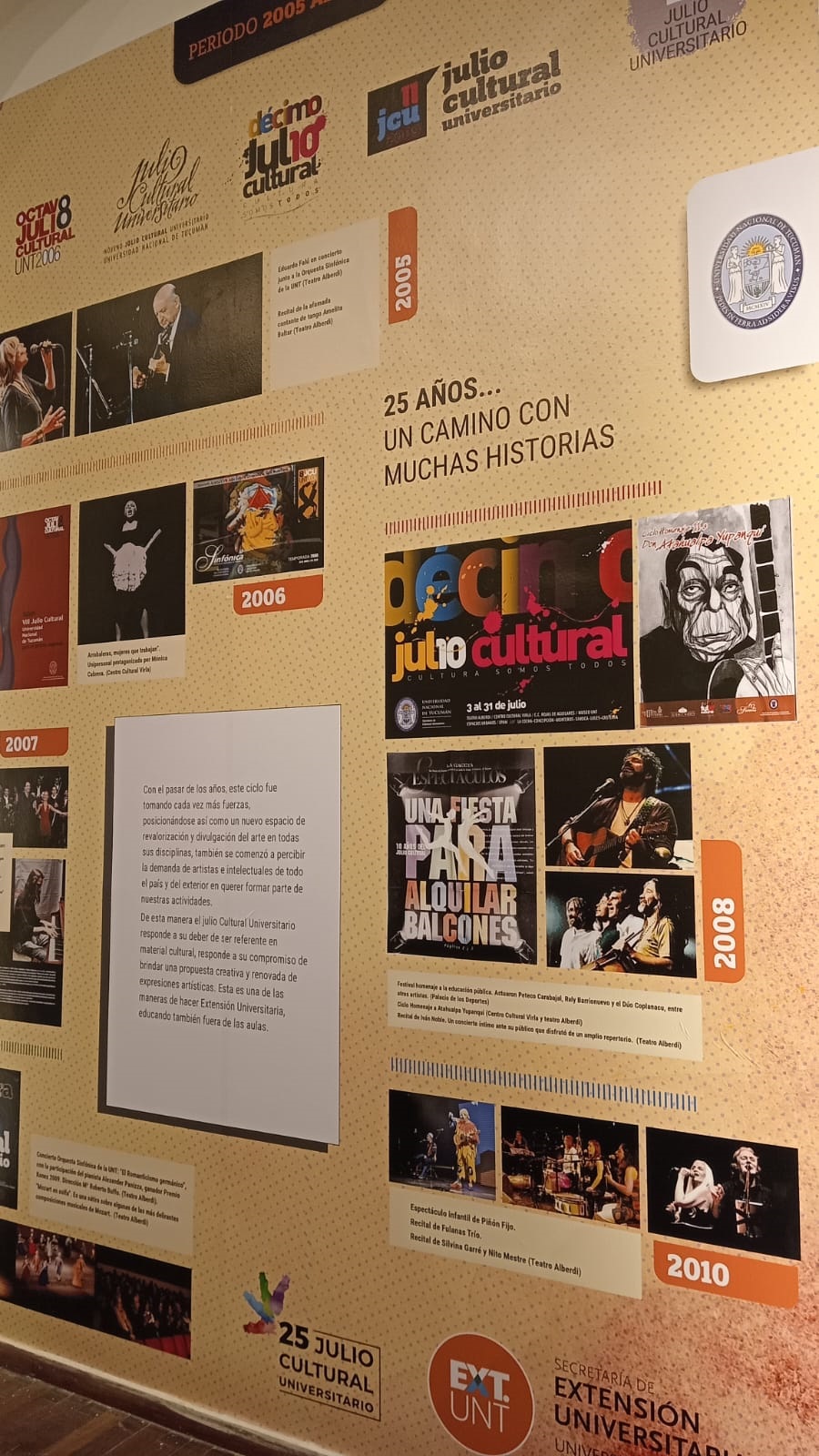 UN REPASO. Los 25 años del Julio Cultural en páginas de LA GACETA.