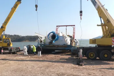 Arrancó la restauración de la balsa “La Niña”: todos los detalles