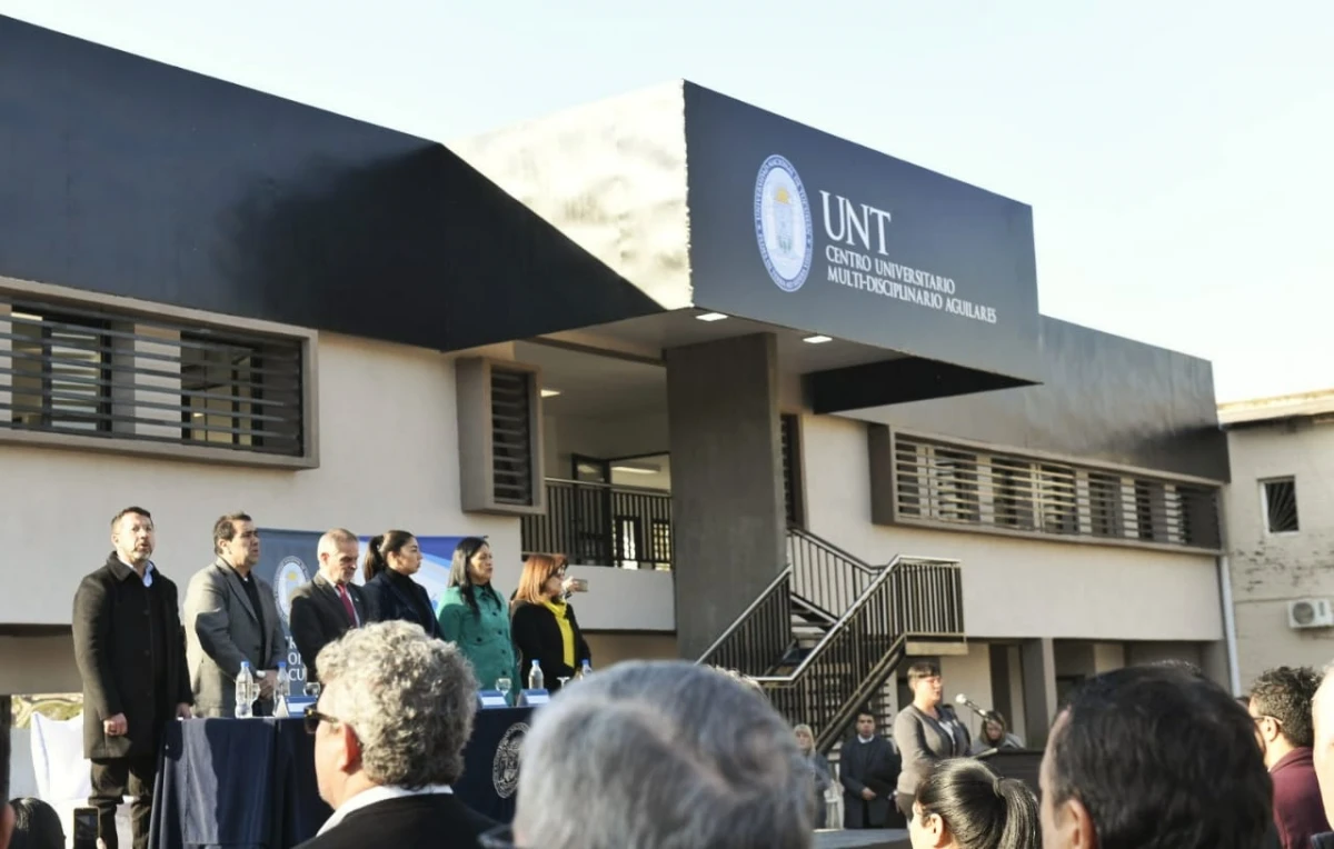 En Aguilares se inauguró la ampliación del Centro Universitario Multidisciplinario de la UNT