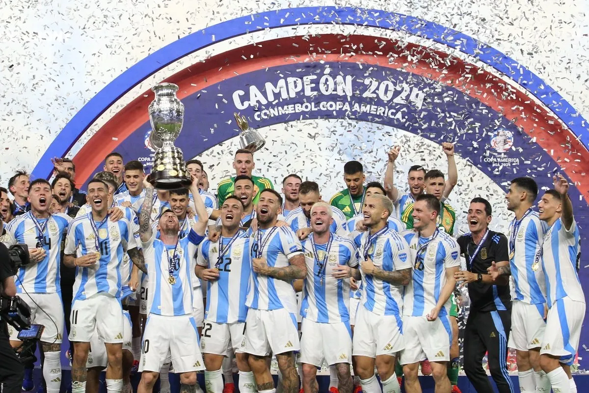 NÚMEROS QUE ASOMBRAN. El seleccionado argentino confirmó que está en un gran momento y que es el mejor del continente.