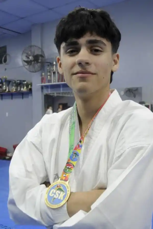 Un tucumano de 14 años fue campeón sudamericano de karate, y sueña con llegar al Mundial y a los Juegos Olímpicos