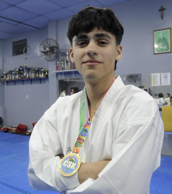 Un tucumano de 14 años fue campeón sudamericano de karate, y sueña con llegar al Mundial y a los Juegos Olímpicos