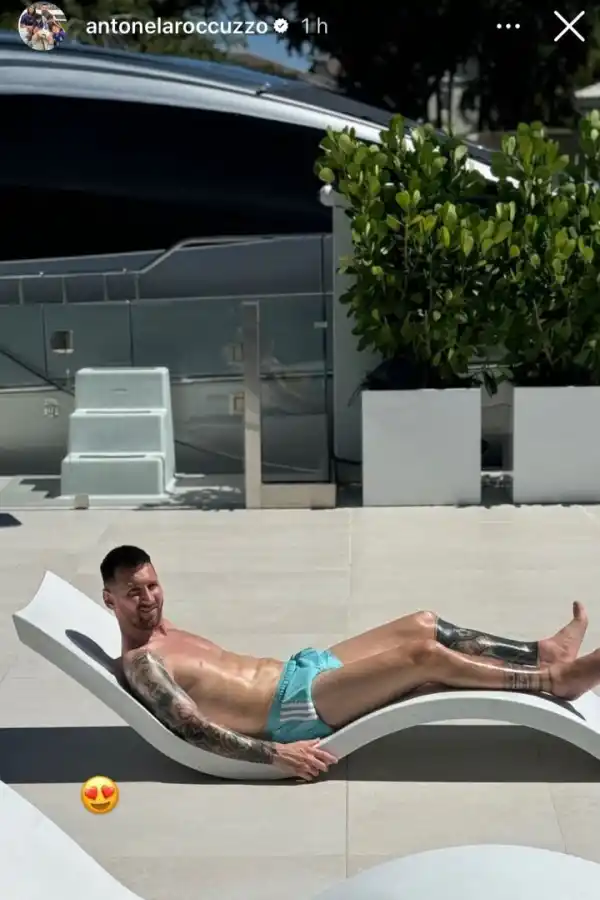 El descanso de Messi: mirá la evolución del tobillo derecho post Copa América