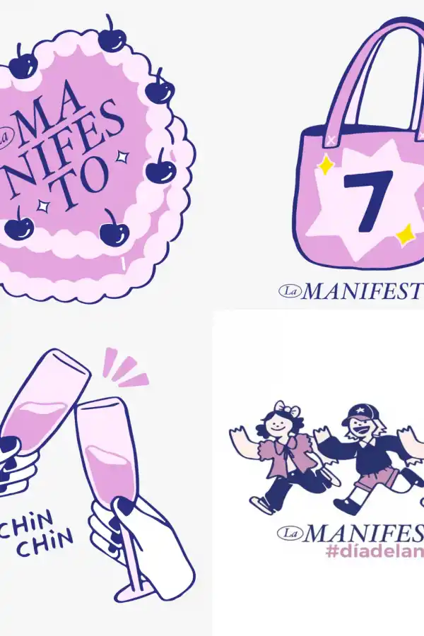 Esta nueva edición contará con diseños exclusivos que darán lugar al nuevo merchandising de La Manifesto. El catálogo contará con stickers y 