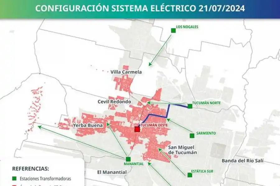 Una obra de alta tensión requerirá una reconfiguración del sistema eléctrico en Tucumán