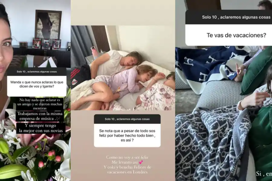 Wanda Nara se sinceró sobre L-Gante y su vida sentimental