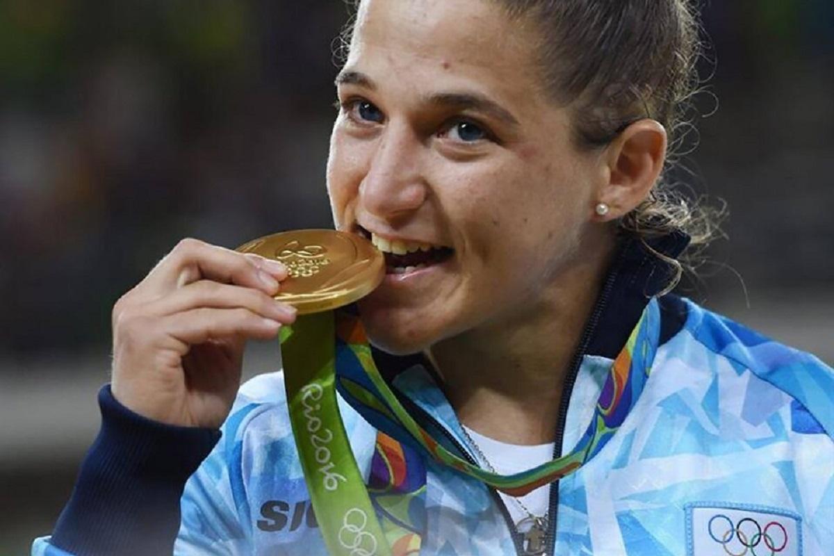 CAMPEONA. Paula “Peque”  Pareto fue la primera medalla femenina de oro en la historia argentina en Río 2016. 