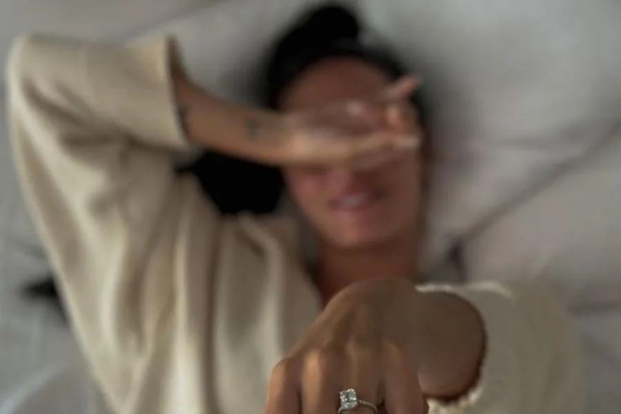 PARA SIEMPRE. Con esta foto la pareja anunció al mundo la noticia el 31 de octubre de 2023./ Foto: Intagram @orianasabatini