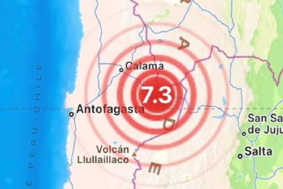 Un terremoto sacudió al norte de Chile