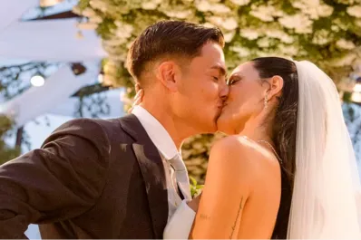 El curioso y romántico detalle de Paulo Dybala en la foto de su boda con Oriana Sabatini