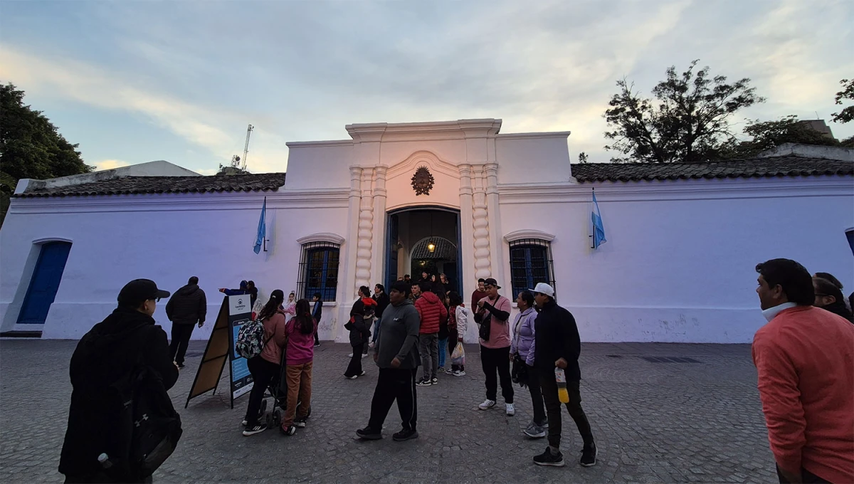 AGRADABLE. El museo de la Casa Histórica es un imán para los turistas en la capital tucumana.