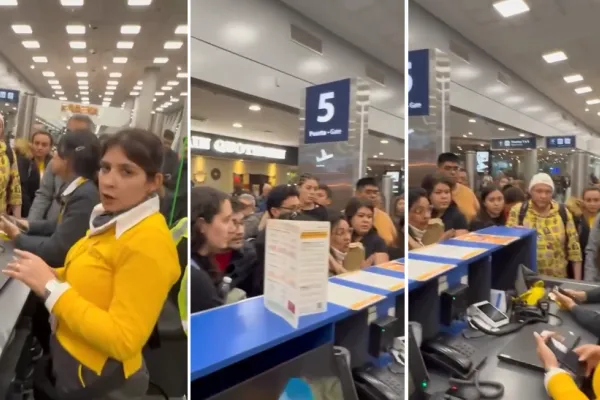 Video: Flybondi canceló un vuelo a Tucumán en Aeroparque y hubo momentos de tensión