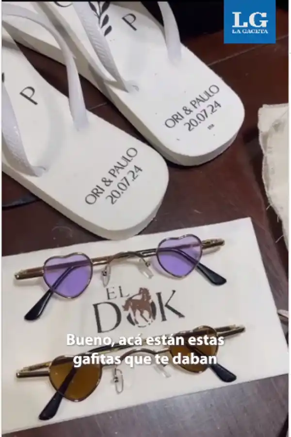 Gafas y Anteojos, algunos de los regalos recibidos.