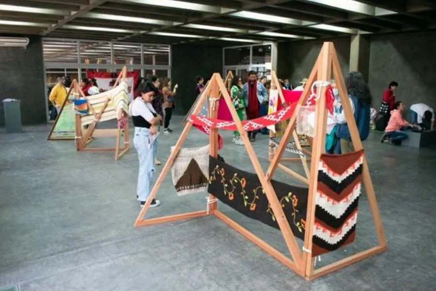 SEMANA DEL ARTISTA. Muestra Textiles Semillas./Foto: Instagram @emanuelbepre