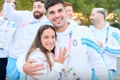 Dos deportistas argentinos se comprometieron en la Villa Olímpica de los Juegos Olímpicos de París 2024