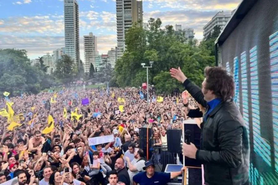SE RECUPERA LA CONFIANZA. La juventud argentina volvió a ser la base de mayor apoyo para el Presidente./ Instagram @javiermilei