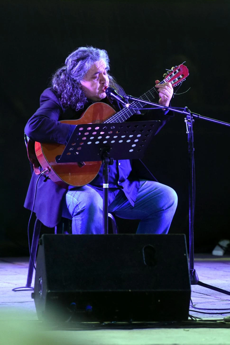 COMPOSITOR Y CREADOR. En el recital de esta noche Lucho Hoyos rescatará la sonoridad y el concepto de la guitarra, adelantó a LA GACETA.