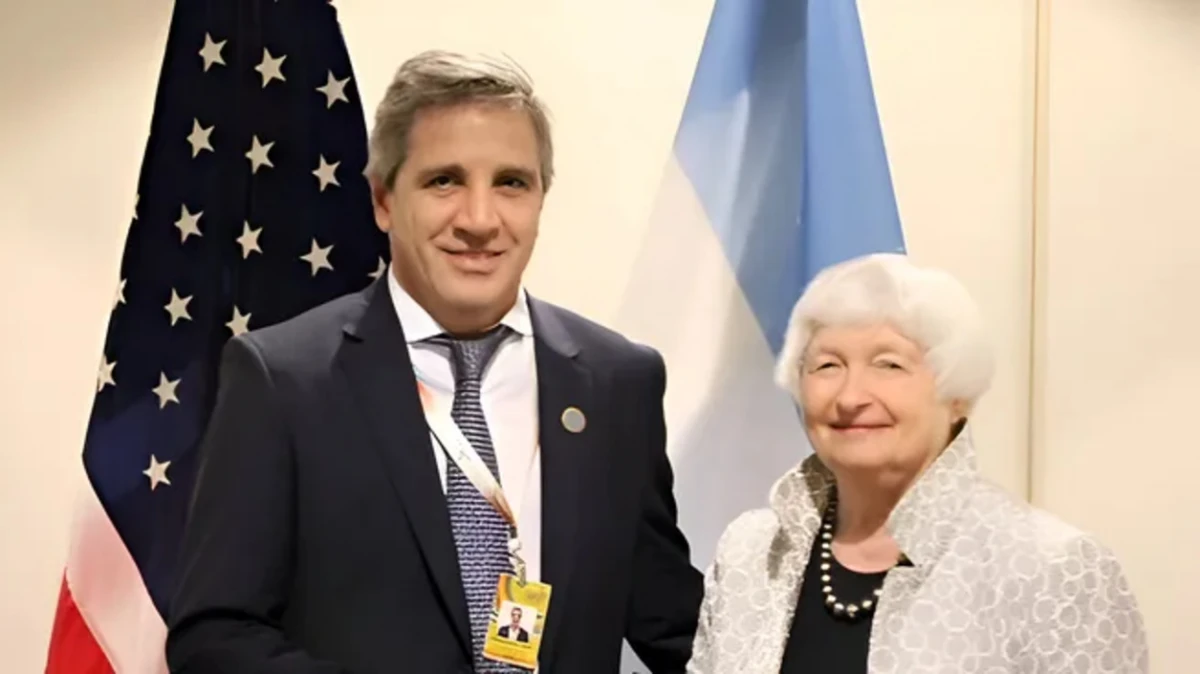 G20: Luis Caputo se reunió en Río de Janeiro con la secretaria del Tesoro de los EEUU