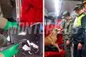 Video: un barrabrava de Concepción fue detenido con drogas mientras viajaba en Exprebus