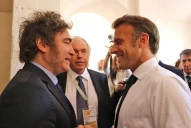 Milei se reúne con Macron y va al acto inaugural de los JJOO