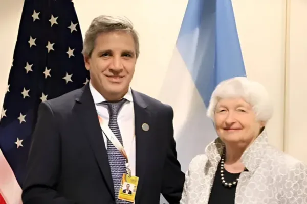 G20: Luis Caputo se reunió en Río de Janeiro con la secretaria del