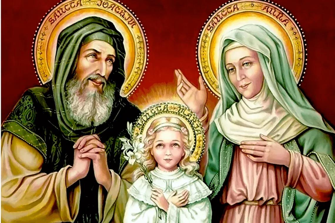 El Día de los Abuelos se celebra en homenjae a San Joaquín y Santa Ana, padres de la Virgen María.