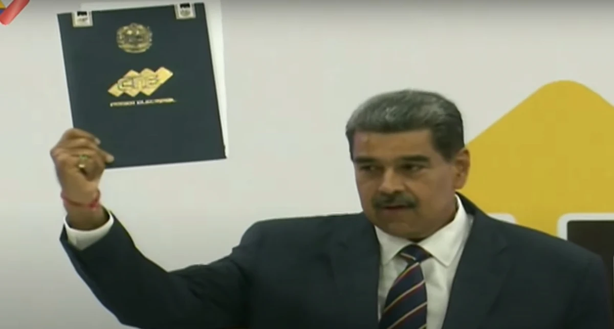 Nicolás Maduro. CAPTURA DE VIDEO