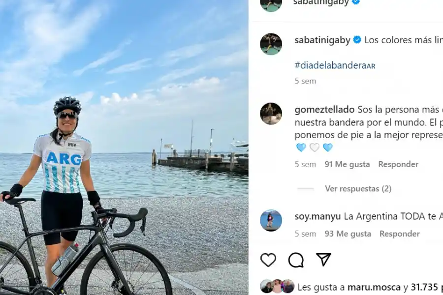 Tras su retiro del tenis, Sabatini encontró su otra pasión en el ciclismo de montaña