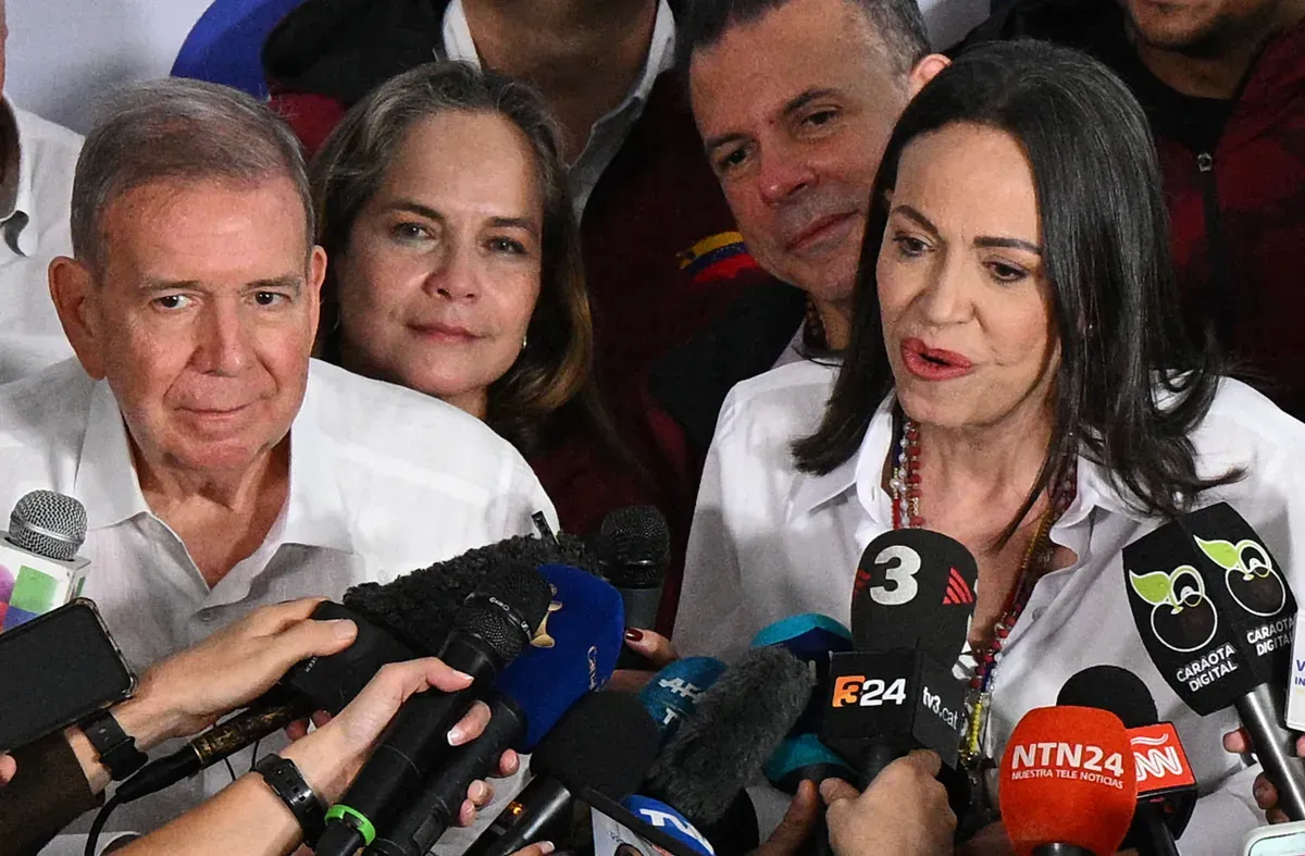 El presidente del Congreso venezolano pide la detención de Corina Machado y Edmundo González Urrutia