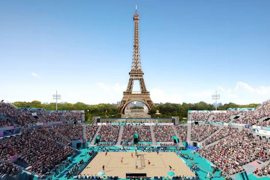 TORRE EIFFEL. Así fue utilizada para las competencias./Foto: olympics.com