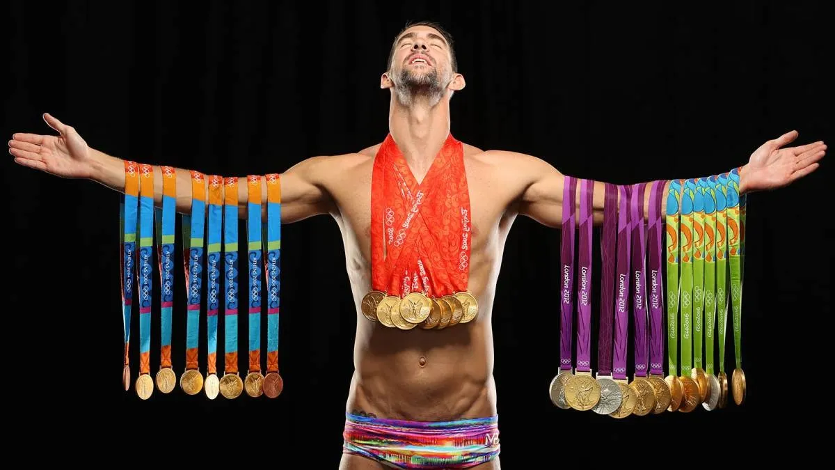 PARA TODOS LOS GUSTOS. A lo largo de la historia, Michael Phelps logró 28 medallas en los Juegos Olímpicos.