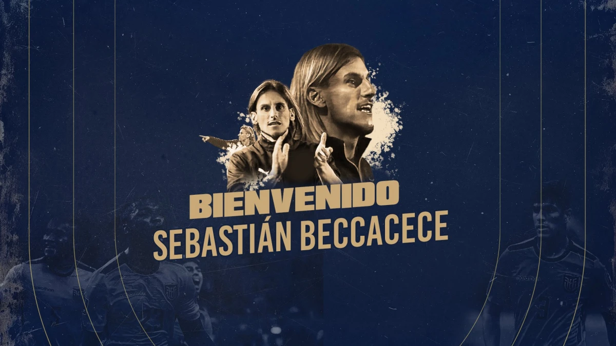 CONFIRMADO. De esta manera, se presentó a Sebastián Beccacece como nuevo entrenador de Ecuador.